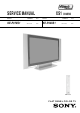Sony KE-P37XS1 Service Manual