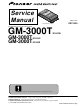Pioneer GM-3000T Service Manual