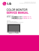 LG Flatron L3020T Service Monitor