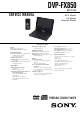 Sony DVP-FX850 Service Manual