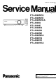 Panasonic PT-LB20NTU Service Manual