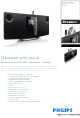 Philips Streamium MCI298 Brochure & Specs