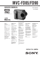 Sony MVC-FD90 Service Manual