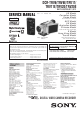 Sony DCR-TRV6 Service Manual