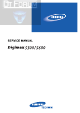 Samsung Digimax S500 Service Manual