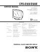Sony Trinitron CPD-E500 Service Manual