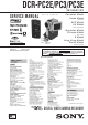 Sony DCR-PC2E Service Manual