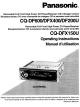 Panasonic CQ-DF600 Operating Instructions Manual