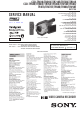 Sony CCD-TR618 Service Manual