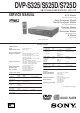 Sony DVP-S325 Service Manual