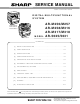 Sharp AR-M256 Service Manual