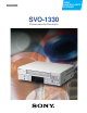 Sony SVO-1330 Brochure & Specs