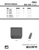 Sony Trinitron KV-13M42 Service Manual