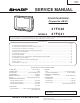 Sharp 27F640 Service Manual