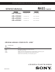 Sony KDL-26S3000 Service Manual