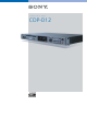 Sony CDP-D12 Specifications