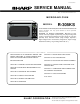 Sharp R-305KS Service Manual