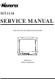 Memorex MT1134 Service Manual