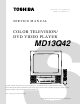 Toshiba MD13Q42 Service Manual