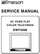 Emerson EWF2006 Service Manual