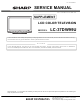 Sharp LC-37DW99U Supplemental Service Manual