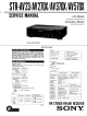 Sony STR-AV23 Service Manual