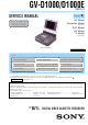 Sony GV-D1000 Service Manual