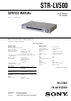Sony STR-LV500 Service Manual
