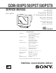 Sony TRINITRON GDM-500PS Service Manual