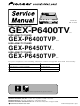 Pioneer GEX-P6400TV/UC Service Manual