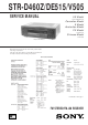 Sony STR-D460Z Specifications