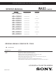 Sony KDL-23S2010 Service Manual