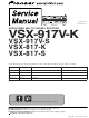 Pioneer VSX-917V-K Service Manual