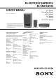 Sony SA-VE312 Service Manual