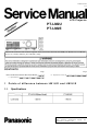 Panasonic PT-LM2U Simplified Service Manual
