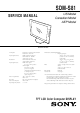 Sony SDM-S81 Service Manual