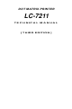 Star Micronics LC-7211 Technical Manual