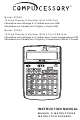 Compucessory 22082 Instruction Manual