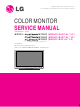 LG Flatron M3200C Service Manual