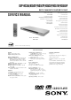 Sony DVP-NS355 Service Manual