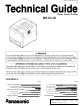 Panasonic DP-CL18 Technical Manual