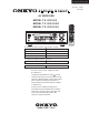 Onkyo TX-SR503 Service Manual