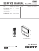 Sony KP-57XBR10W Service Manual
