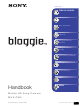 Sony bloggie MHS-CM5 Handbook