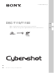 Sony Cyber-shot DSC-T110 Instruction Manual