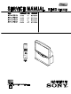 Sony KP-41DS1U Service Manual