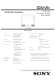 Sony SDM-M61 Service Manual