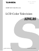 Toshiba 32HL85 Service Manual