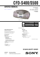 Sony CFD-S400 Service Manual