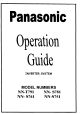 Panasonic NN-T791 Operation Manual